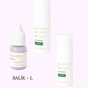 Sada L na kórejský - bezlepidlový lash lift